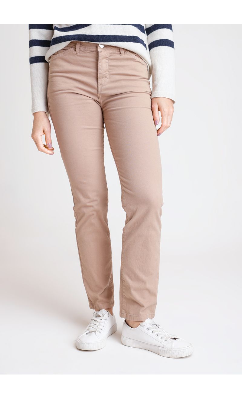 Pantalon color arena fashion