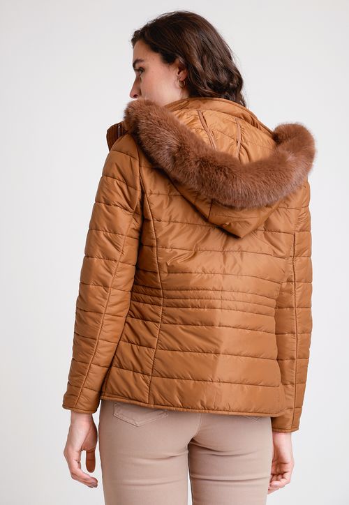 Parka de Mujer Modelo Lorenza Color Tabaco