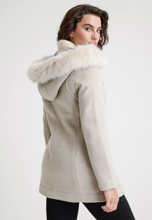 Chaquetón De Mujer Modelo Francis Color Beige