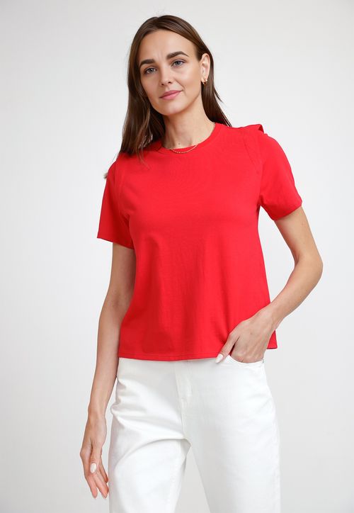 Polera de Mujer Modelo Hande Color Rojo