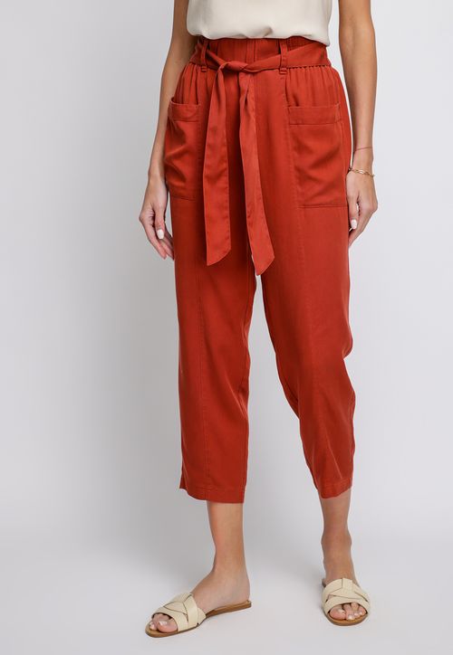 Pantalón De Mujer Agnes Terracota