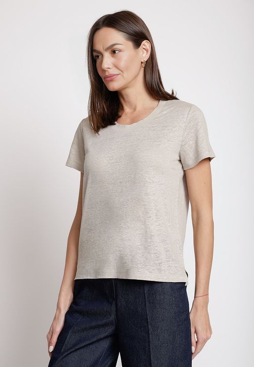 Polera de Mujer Modelo Gantt Color Arena