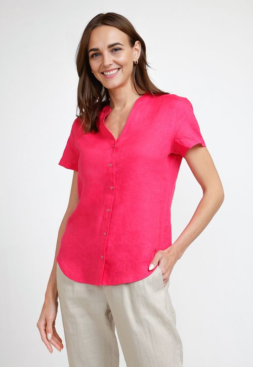 Blusa de Mujer Modelo Keiko Color Fucsia