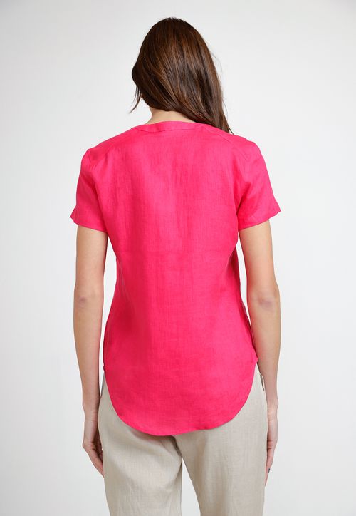Blusa de Mujer Modelo Keiko Color Fucsia