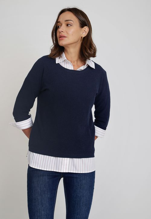 Tejido De Mujer Dover Marino