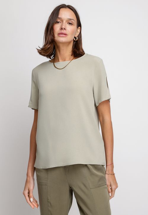 Blusa De Mujer Garza Verde Nilo