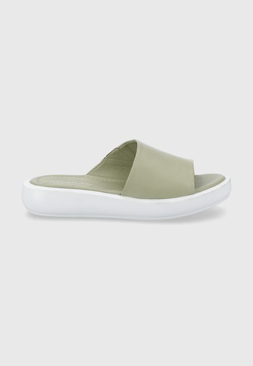 Sandalia Cuero Mujer Verde