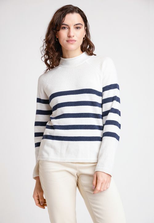 Tejido De Mujer Modelo Enola Color Crudo