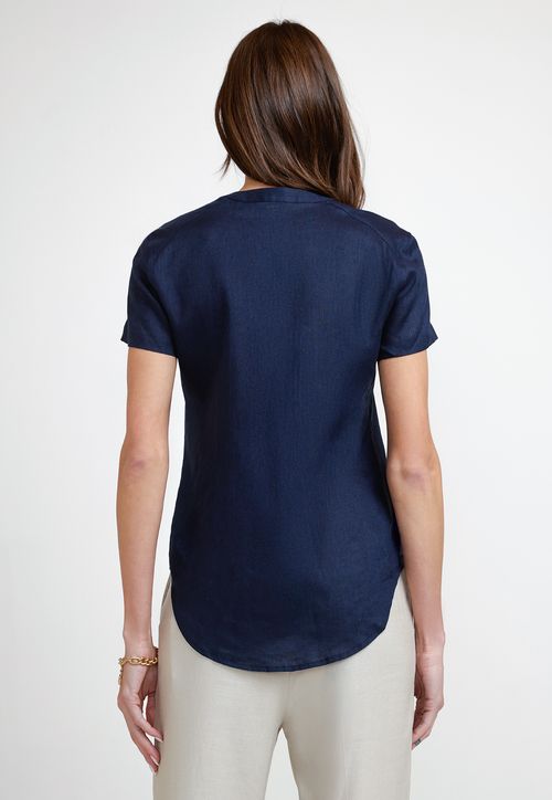 Blusa de Mujer Modelo Keiko Color Marino
