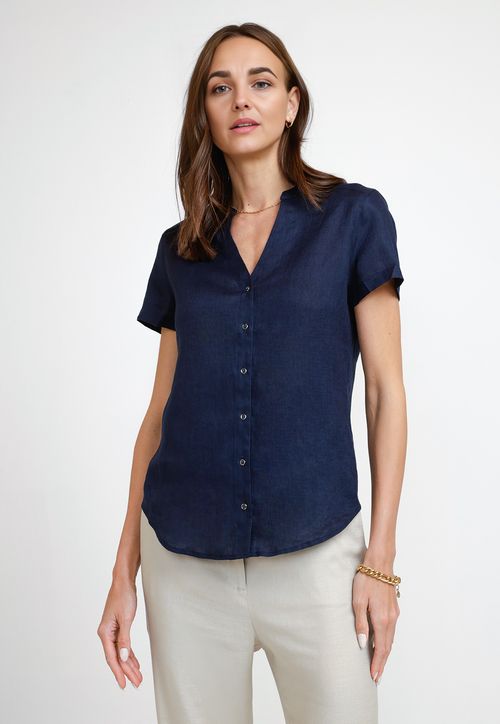 Blusa de Mujer Modelo Keiko Color Marino