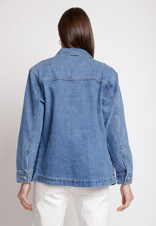 Chaqueta de Mujer Modelo Melissa Color Celeste