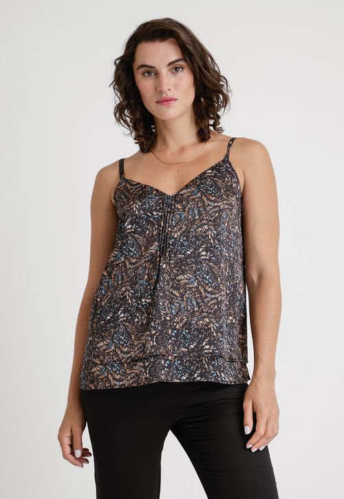 Blusa De Mujer Modelo Munia Color Tostado