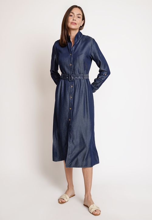 Vestido de Mujer Modelo Minerva Color Indigo