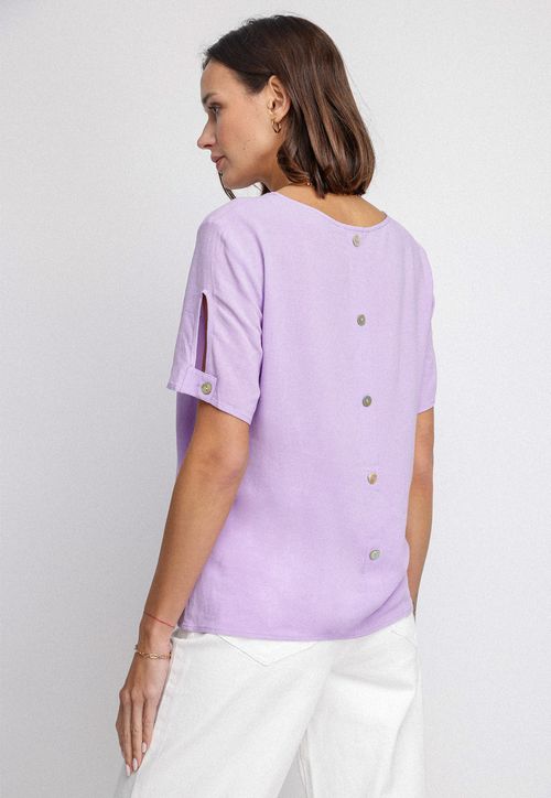 Blusa De Mujer Garza Lila