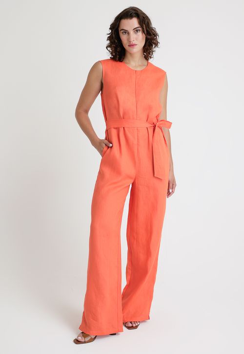 Enterito De Mujer Modelo Rodas Color Coral