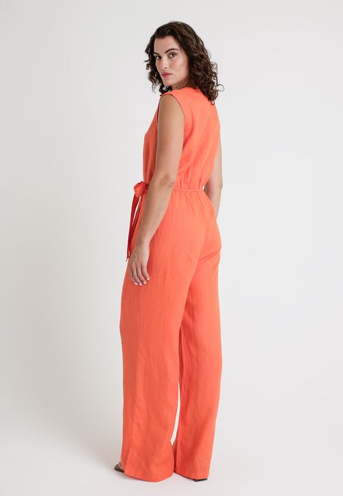 Enterito De Mujer Modelo Rodas Color Coral