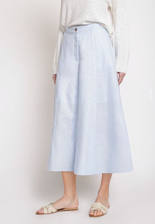Falda de Mujer Modelo Eleonor Color Celeste