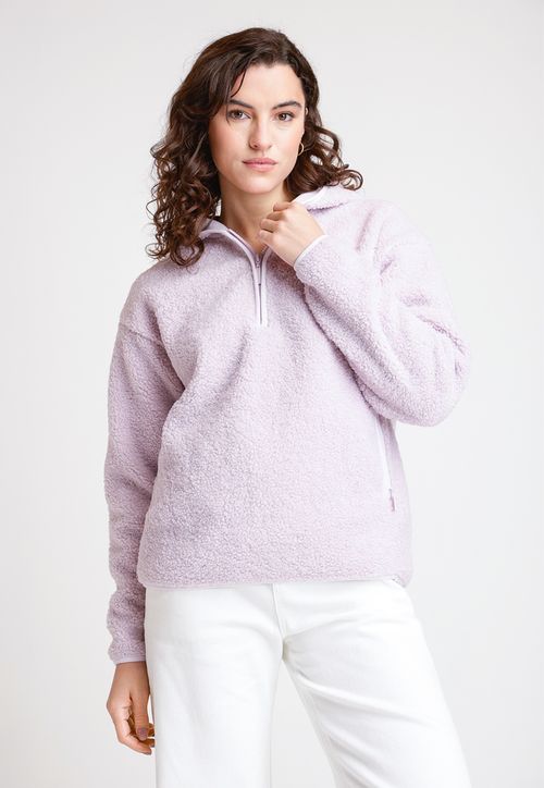 Polerón De Mujer Modelo Sarai Color Malva