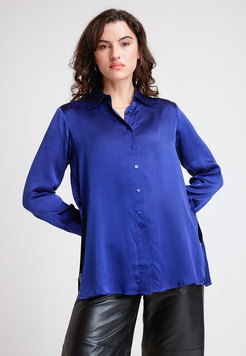 Blusa De Mujer Modelo Paris Color Azul