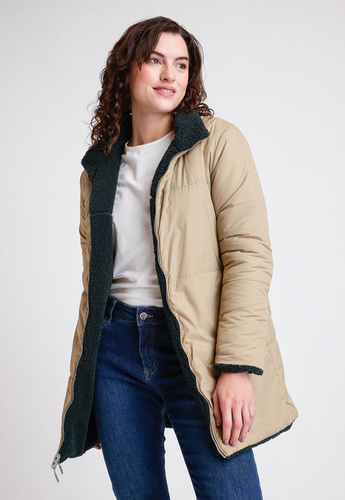 Parka Reversible De Mujer Ariel Color Petróleo