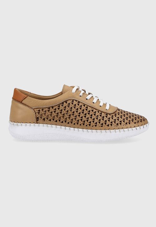 Zapatilla Calada Camel