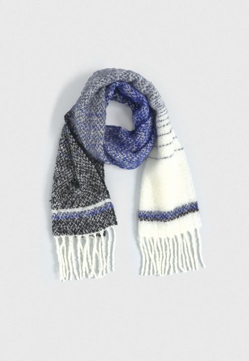Bufanda Mujer Azul Melange