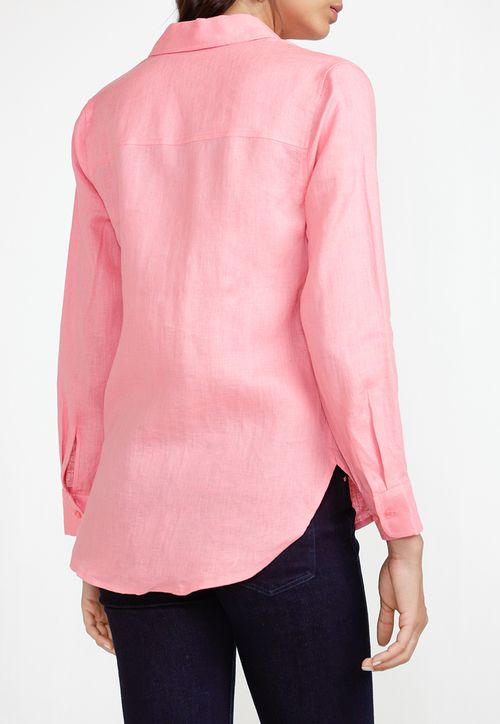 Blusa Mujer Cea Lino Coral