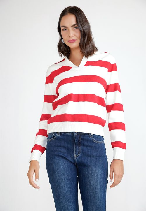 Tejido Mujer Suri Rojo Listado