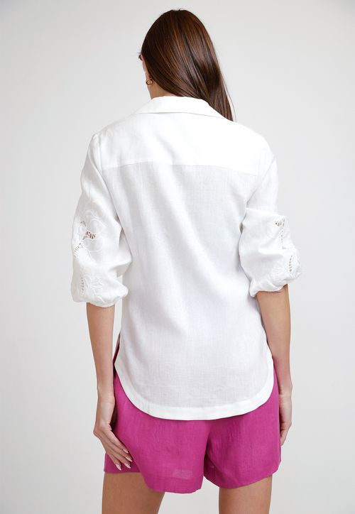 Blusa de Mujer Modelo Belén Color Blanco