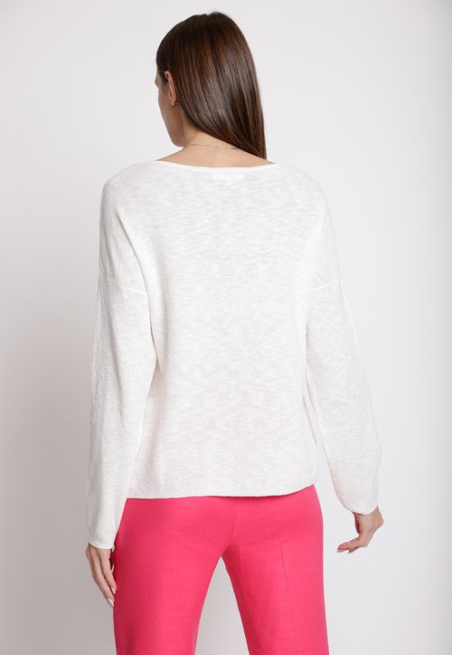 Tejido de Mujer Modelo Cameron Color Blanco
