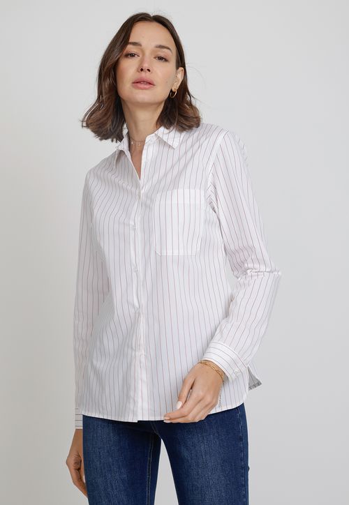 Blusa De Mujer Croma Terracota