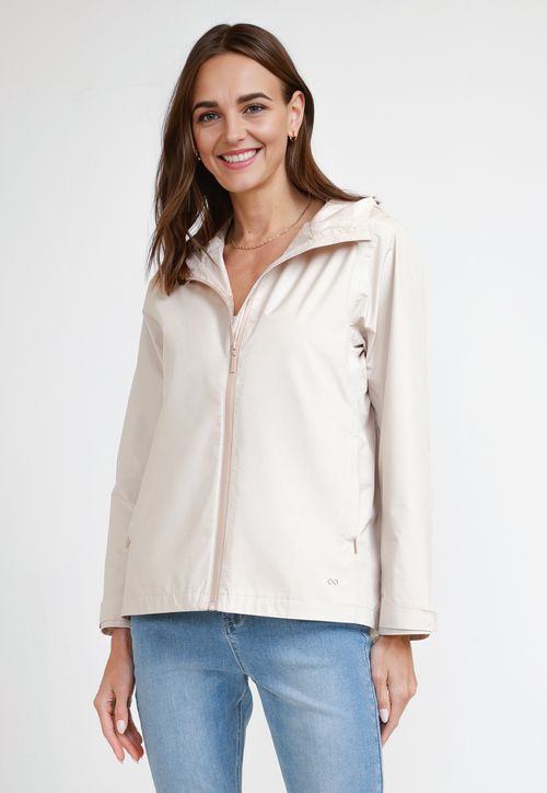 Cortaviento de Mujer Modelo Nadia Color Beige