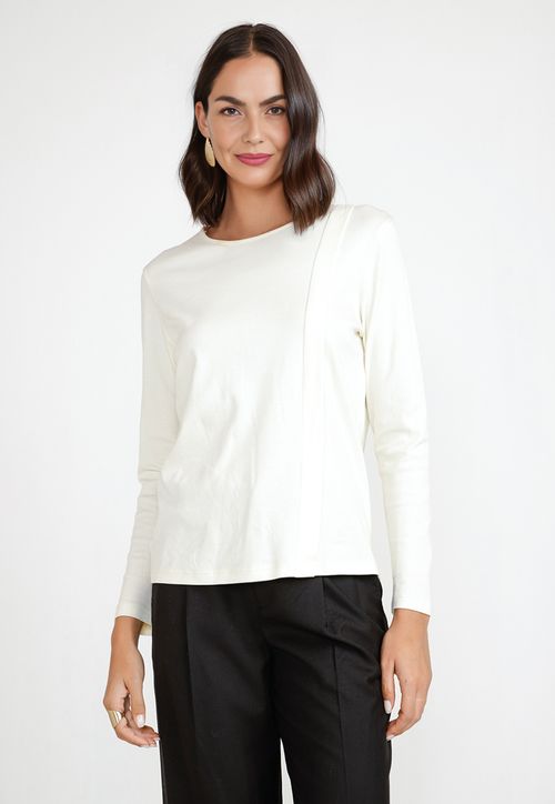 Polera de Mujer Modelo Cecil Color Crudo