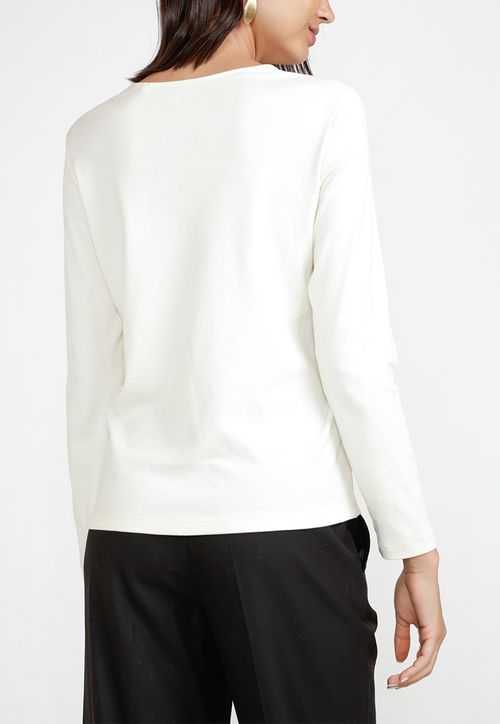Polera de Mujer Modelo Cecil Color Crudo