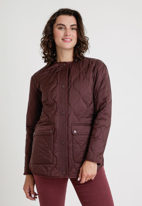 Parka De Mujer Modelo Runa Color Marsala