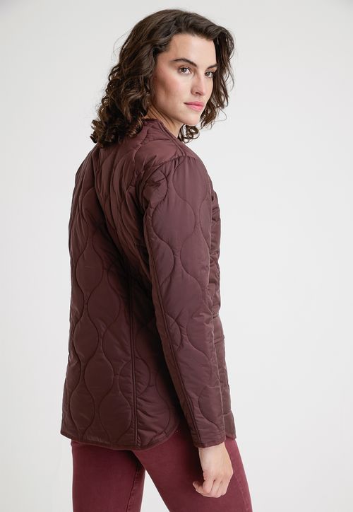 Parka De Mujer Modelo Runa Color Marsala