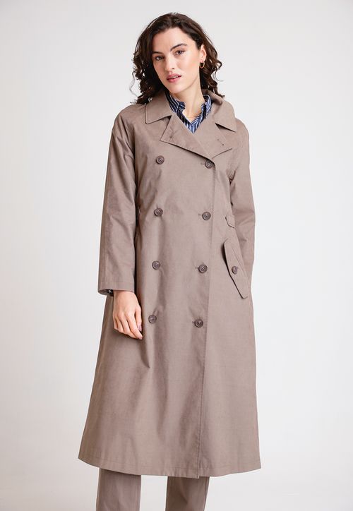 Impermeable De Mujer Modelo Dai Color Cafe