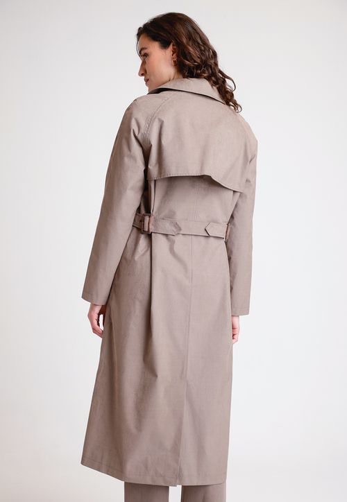 Impermeable De Mujer Modelo Dai Color Cafe