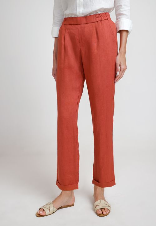 Pantalón de Mujer Modelo Clara Color Terracota