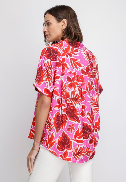 Blusa De Mujer Verbena Fucsia
