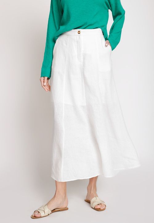 Falda de Mujer Modelo Eleonor Color Blanco