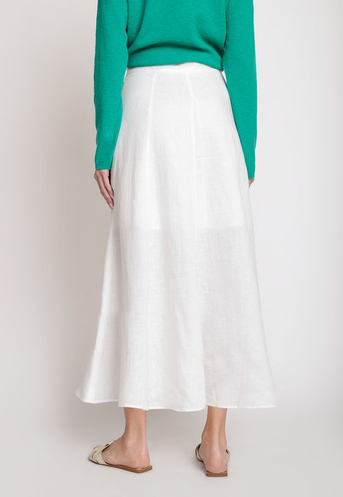 Falda de Mujer Modelo Eleonor Color Blanco