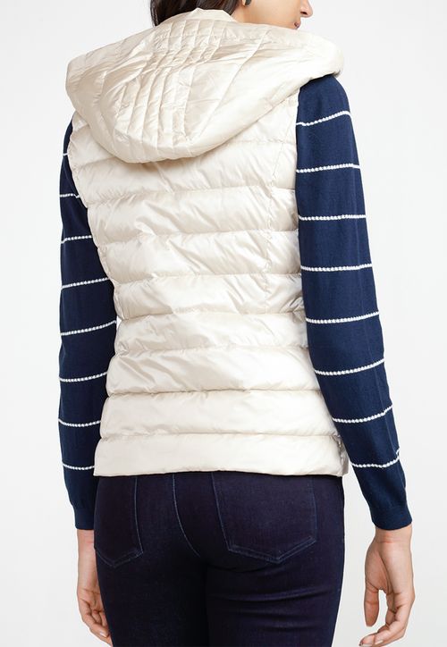 Parka Mujer Sin Mangas Serena Beige