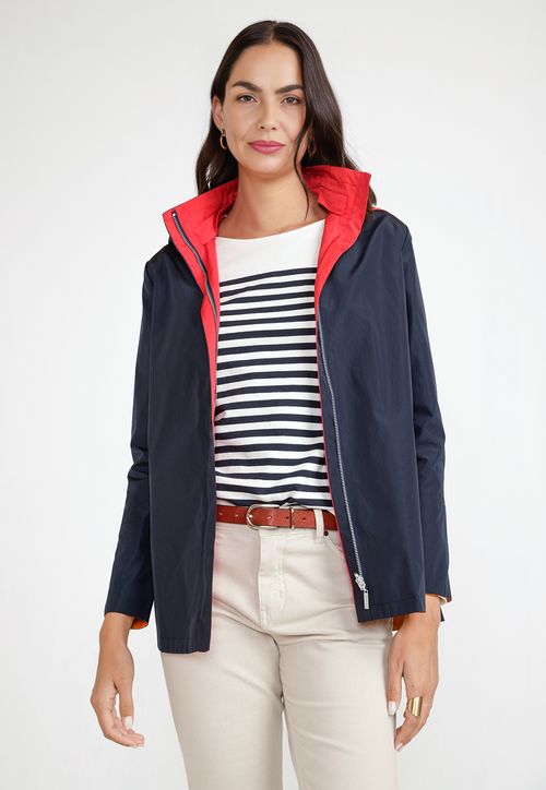 Chaqueta Mujer Reversible Eva Marino/Rojo