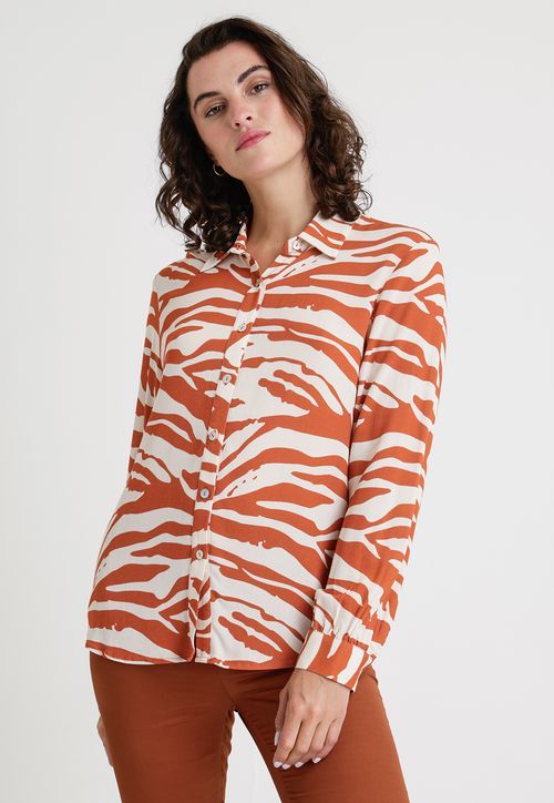 Blusa De Mujer Modelo Sahara Color Terracota