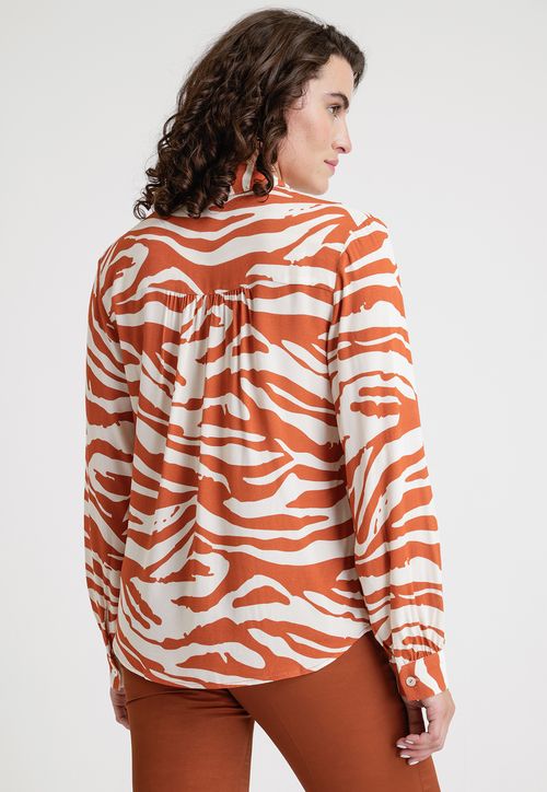 Blusa De Mujer Modelo Sahara Color Terracota