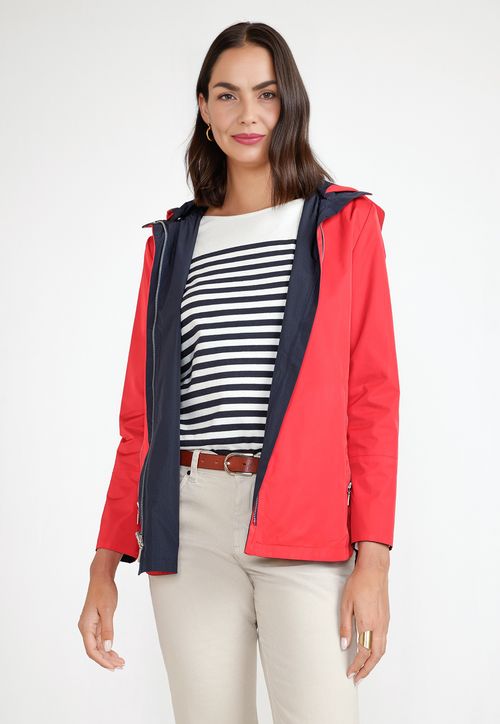 Chaqueta Mujer Reversible Eva Marino/Rojo