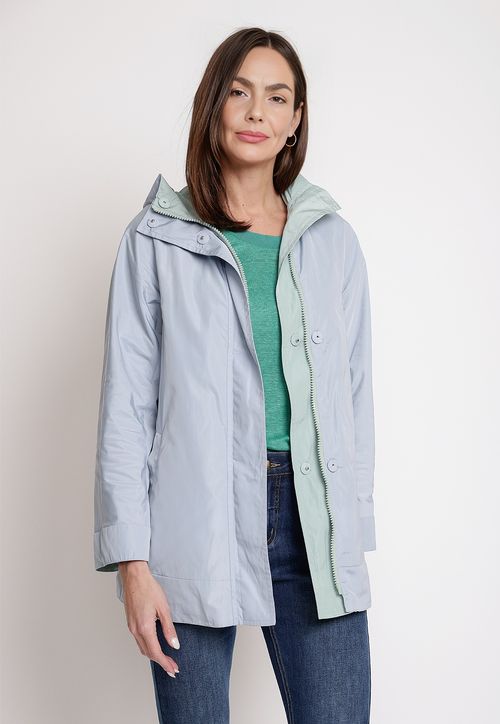 Chaqueta de Mujer Reversible Modelo Tara Color Verde