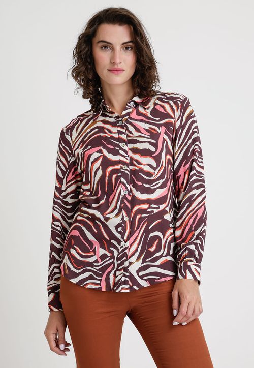 Blusa De Mujer Modelo Sahara Color Burdeo