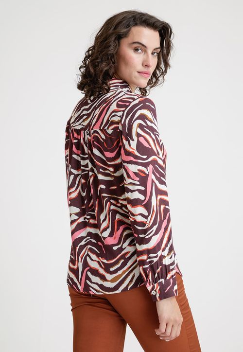 Blusa De Mujer Modelo Sahara Color Burdeo